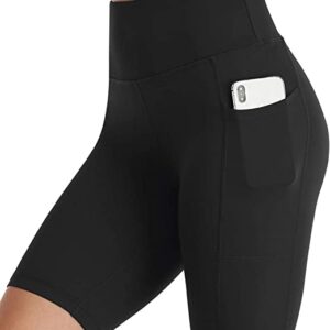 Oysters Spandex Women's Above-Knee Length Sport Shorts For Workout, Yoga, Running, Cycling, Exercise, Gym Wear For Casual Day
